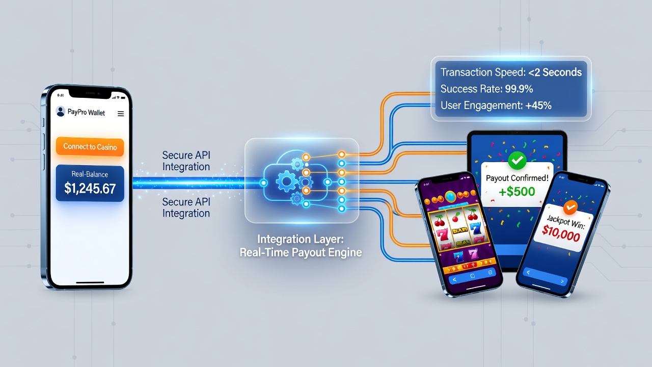 Close-up of smartphone screen showing secure digital wallet transaction confirmation during slot payout