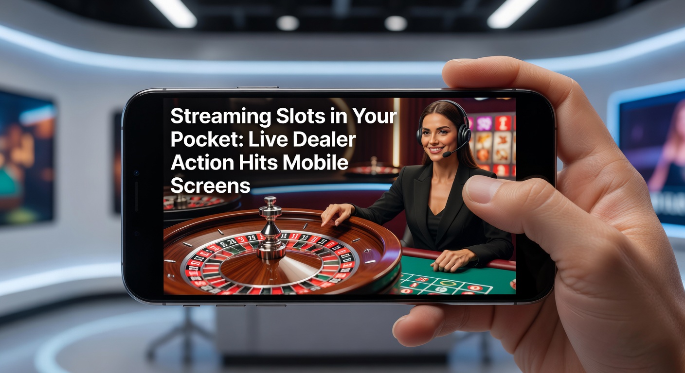 A vibrant mobile phone screen displaying a live dealer hosting a spinning slot wheel with colorful bonuses lighting up in real-time