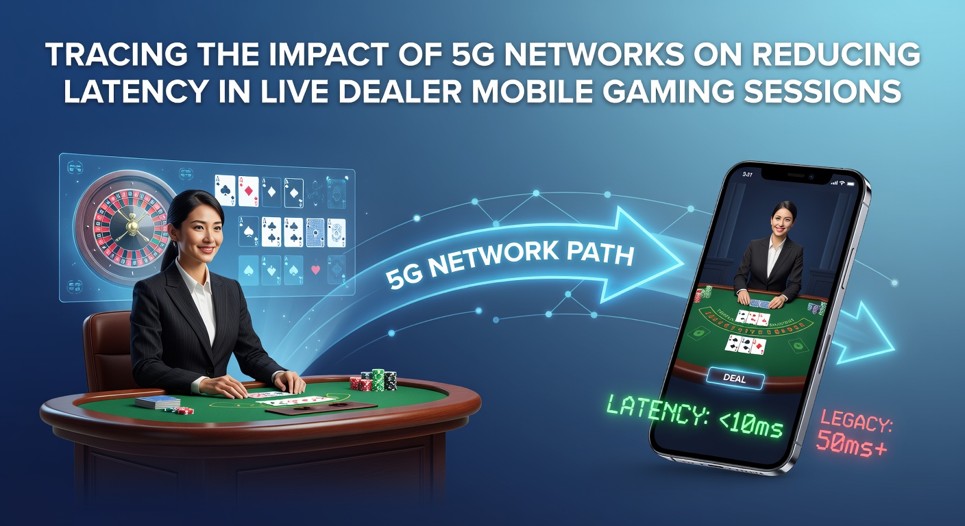 5G infrastructure supporting seamless live dealer streams on mobile devices